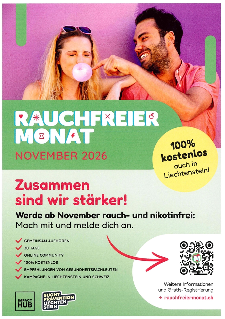Rauchfreier Monat November 2026